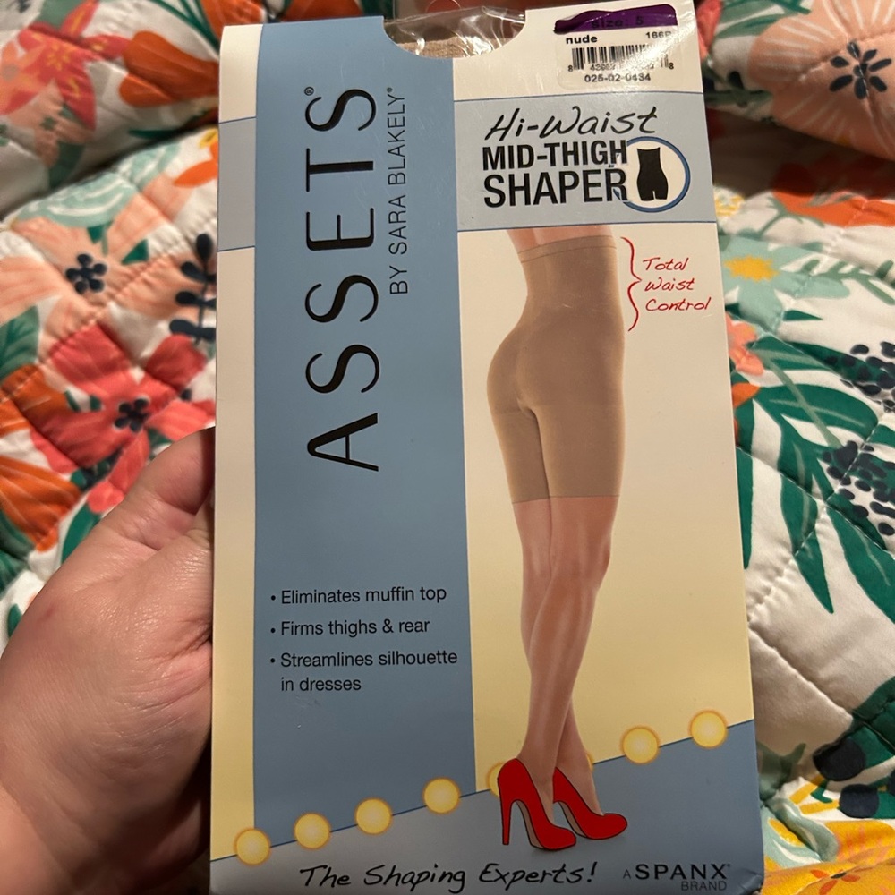 SPANX High-Waist Nude Shaper Shorts